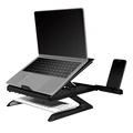 Foldable Laptop Stand and Height Adjustable Black