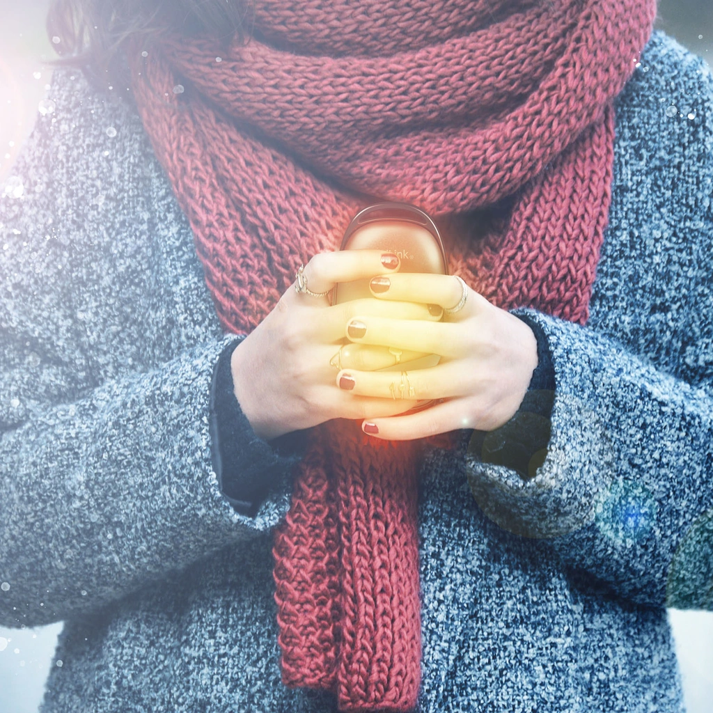 PowerBank 4.000 mAh 10W Handvärmare Metallgrå