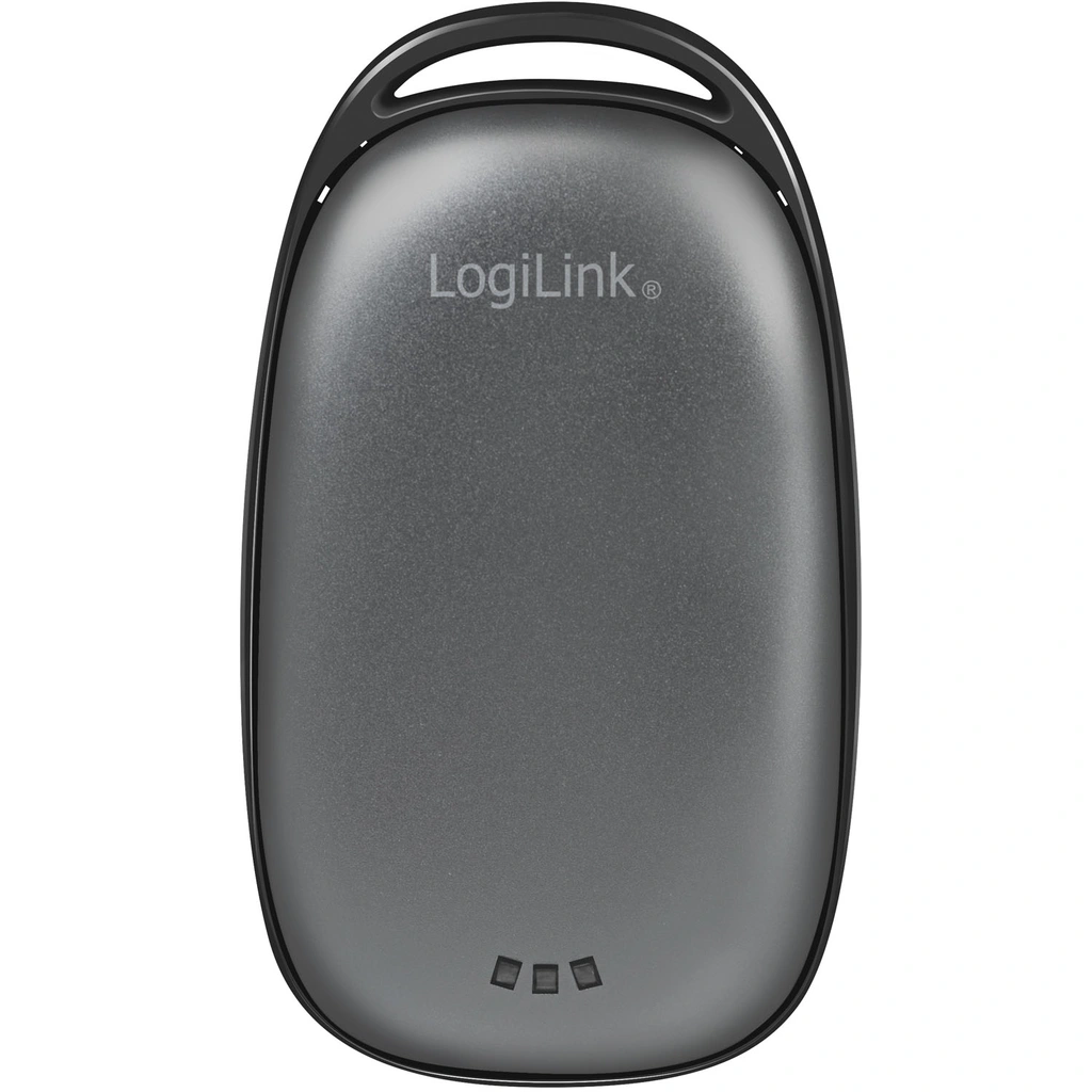 PowerBank 4.000 mAh 10W Handvärmare Metallgrå