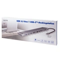 USB-C-dockningsstation 11-i-1 HDMI/VGA/RJ45/USB-C 100W