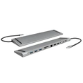 USB-C-dockningsstation 11-i-1 HDMI/VGA/RJ45/USB-C 100W