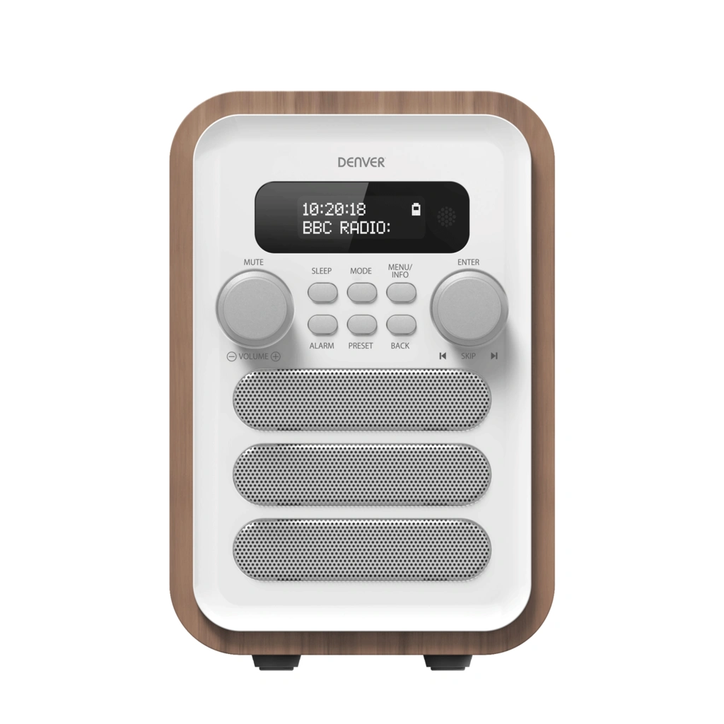 Radio FM DAB+ Bluetooth DAB-48W Vit