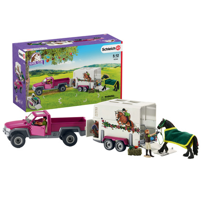 Pick up with horse box 42346