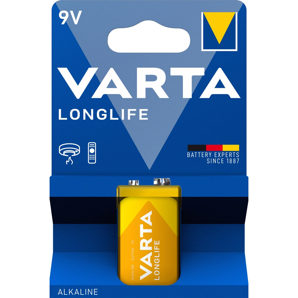 Longlife 9V Battery 1-pack