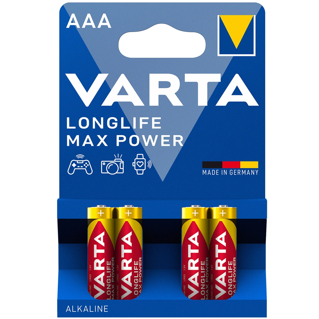 Longlife Max Power AAA / LR03 Battery 4-pack