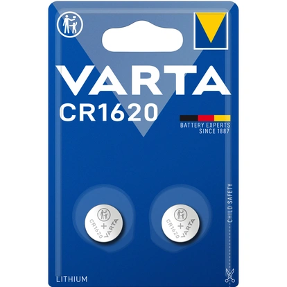 CR1620 3V Lithium Knappcellsbatteri 2-pack
