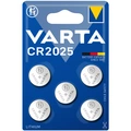 CR2025 3V Lithium Coin Cell Battery 5-pack