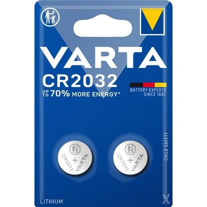 CR2032 3V Lithium Coin Cell Battery 2-pack