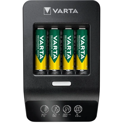 Batteriladdare LCD Ultra Fast Charger AA/AAA inkl 4xAA